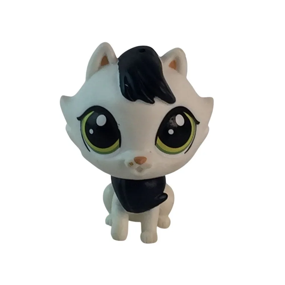 Littlest Pet Shop LPS #319 Glossy Felinsky Cat #320 Inkwell Felinsky Kitten - Picture 2 of 11